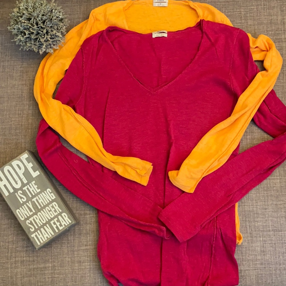 Wallace by Madewell thin sweater 2 pack, size M/L